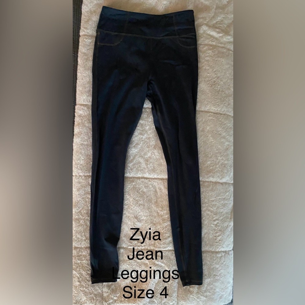 ZYIA Dark Blue Jean Leggings